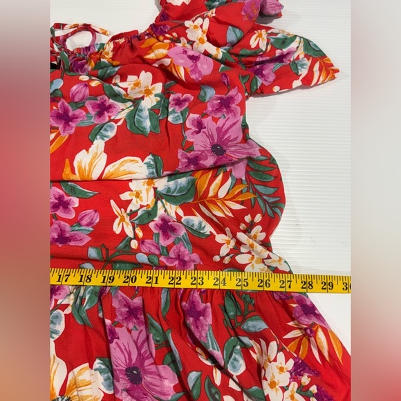 Women's Cynthia Rowley Pink Floral Mini Dress NO TAG indicating SIZE - Picture 11 of 12